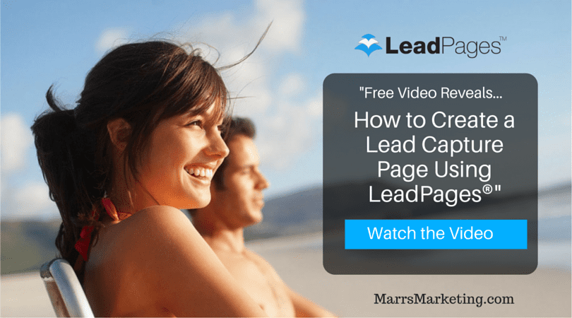 LeadPages Tutorial: Create a Lead Capture Page with LeadPages